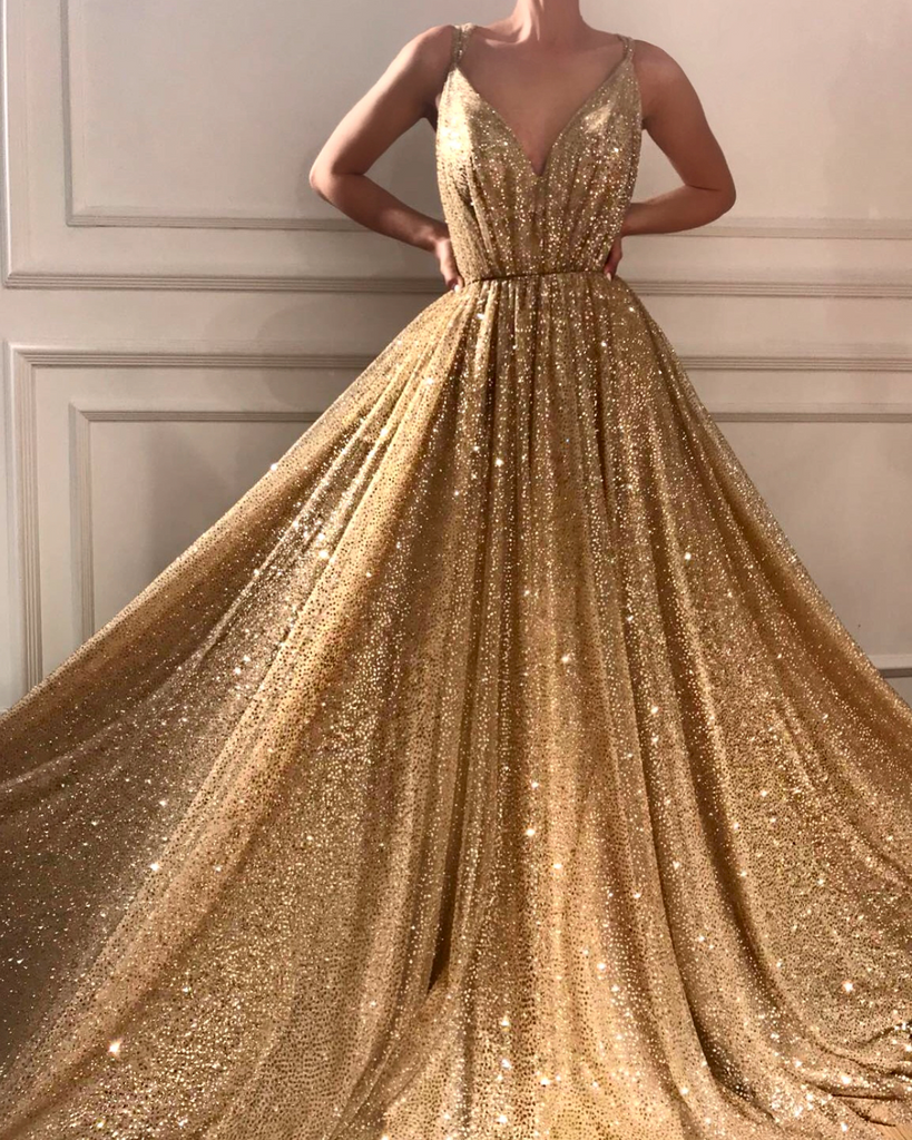 Golden Mist Gown | Teuta Matoshi